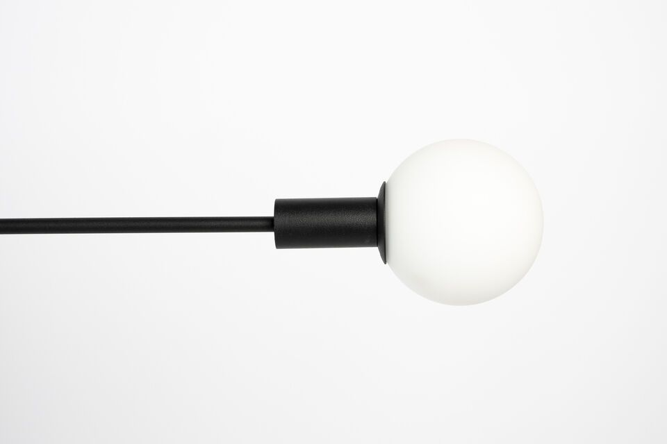 Lampada a sospensione Sirius in ferro nero - 10