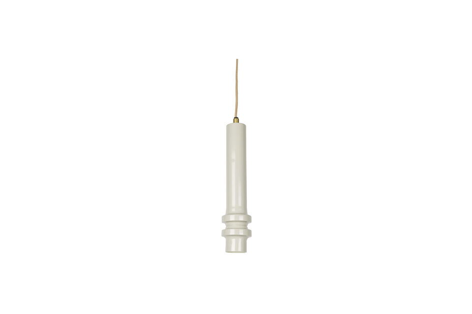 Lampada a sospensione taglia M in ferro grigio Duct White Label