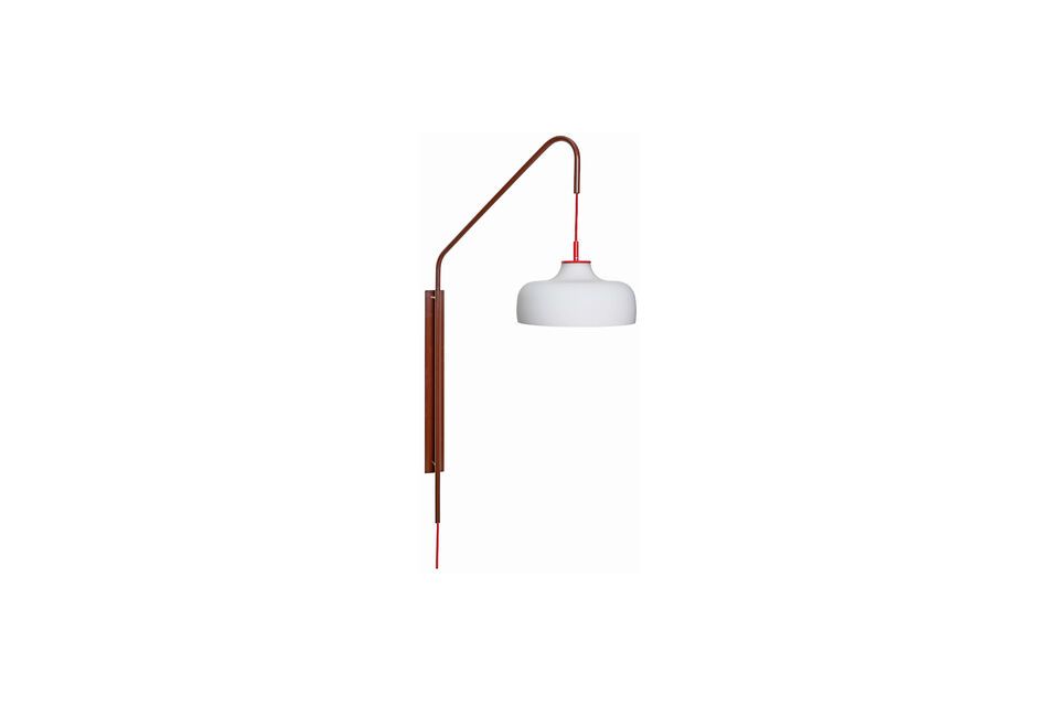 Lampada da parete in vetro marrone Current Hübsch