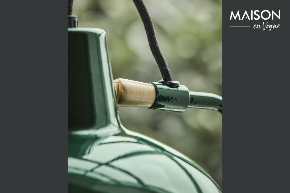 - Industrial green enamel finish- 2