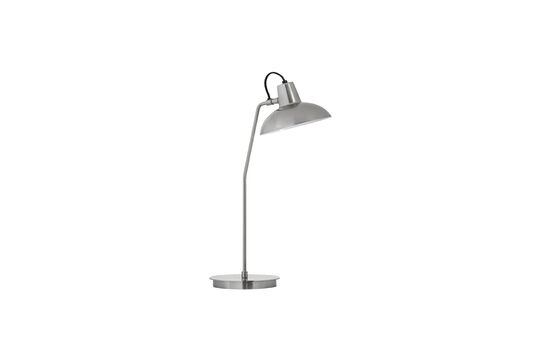 Lampada da tavolo ferro argento spazzolato HDDesk