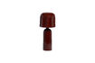 Miniatura Lampada da tavolo H39 cm metallo marrone-rosso Lumira 1