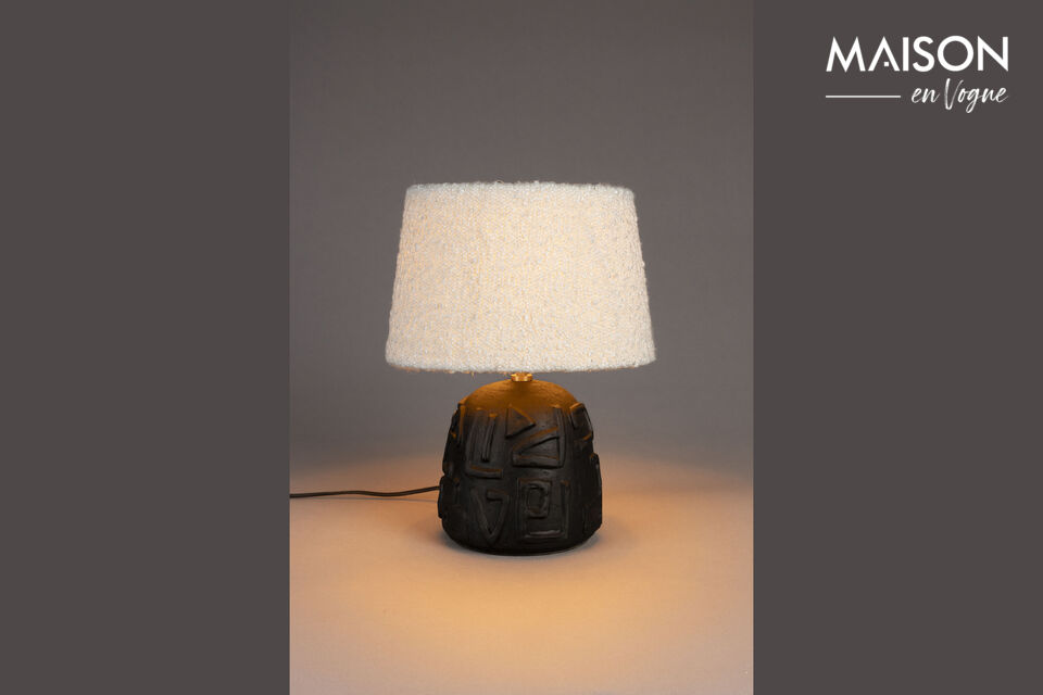 Lampada da tavolo in ceramica nera Renzo DutchBone