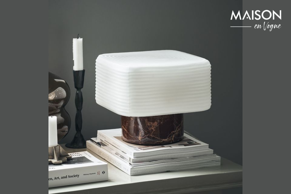 Lampada da tavolo in marmo marrone Neat House Doctor
