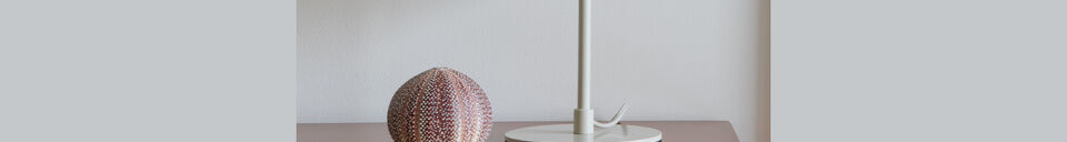Materiali prima di tutto Lampada da tavolo Wubbo beige