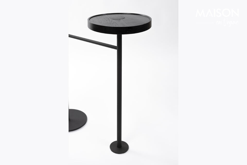 Lampada da terra con base in metallo nero Orion - 11