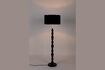 Miniatura Lampada da terra in alluminio nero Totem 1