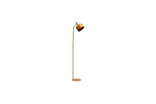 Lampada da terra in metallo arancione