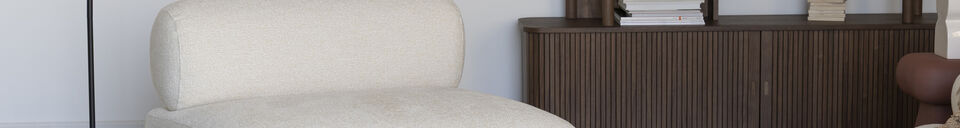 Materiali prima di tutto Lampada da terra in metallo beige Bumble