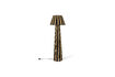 Miniatura Lampada da terra in metallo nero Stripe it up 1