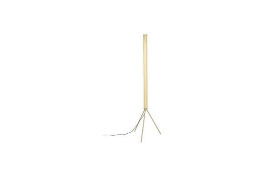 Lampada da terra in vetro beige Scotty