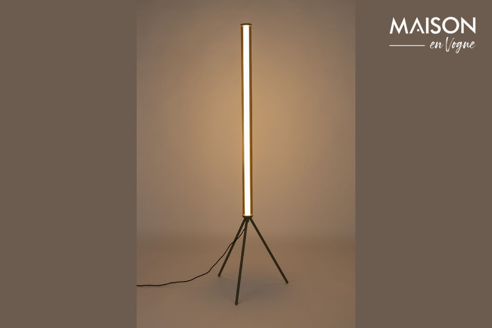 Lampada da terra in vetro beige Scotty - 9