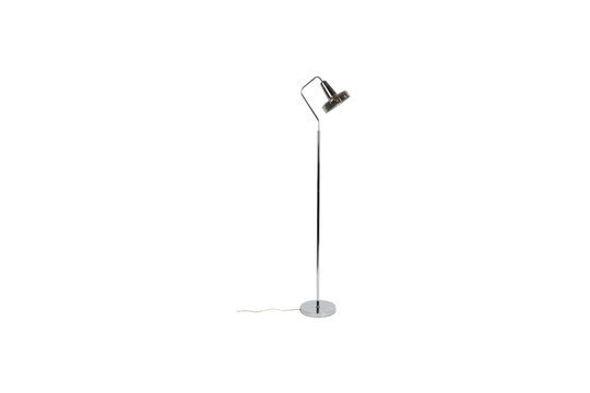 Lampada da terra in vetro grigio Anshin