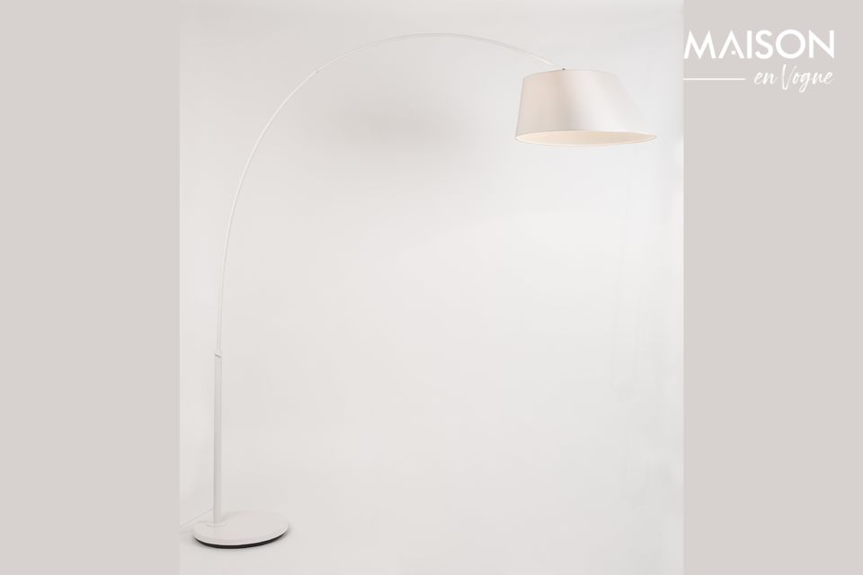 Lampadaire Arc Blanc - 6