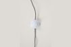 Miniature Lampadaire Buckle Head blanc 8