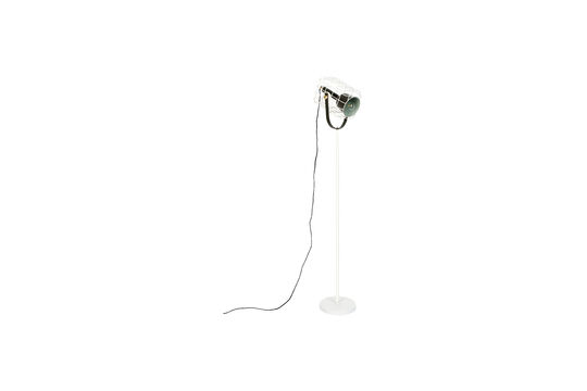 Lampadaire en aluminium blanc Cage Détouré