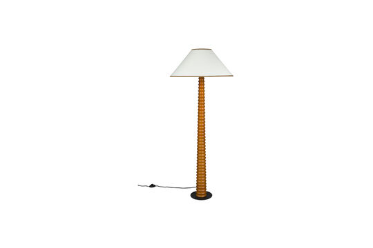 Voir la fiche produit lampadaire en chêne et lin marron Horace Lampadaire en chêne et lin marron Horace