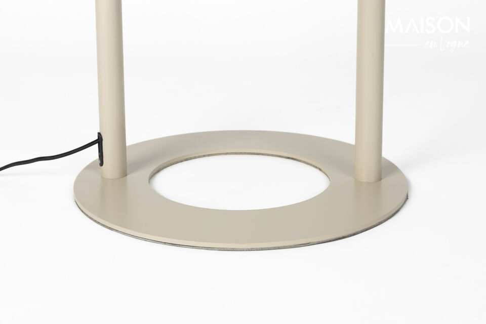 Lampadaire en fer beige Arch - 21