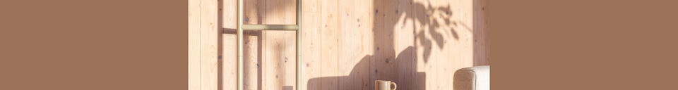 Mise en avant matière Lampadaire en fer beige Arch