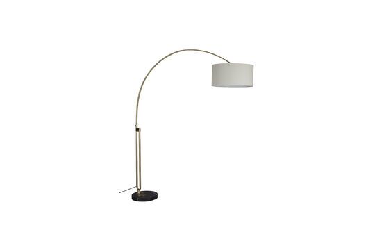 Lampadaire en fer beige Archie Détouré