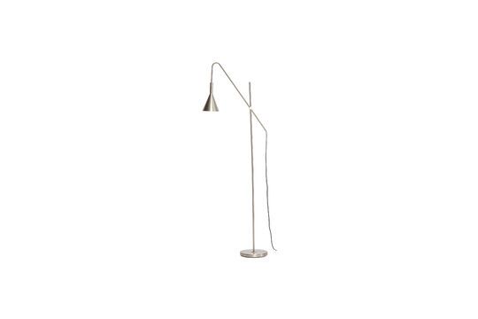 Lampadaire en fer nickel brossé Rope