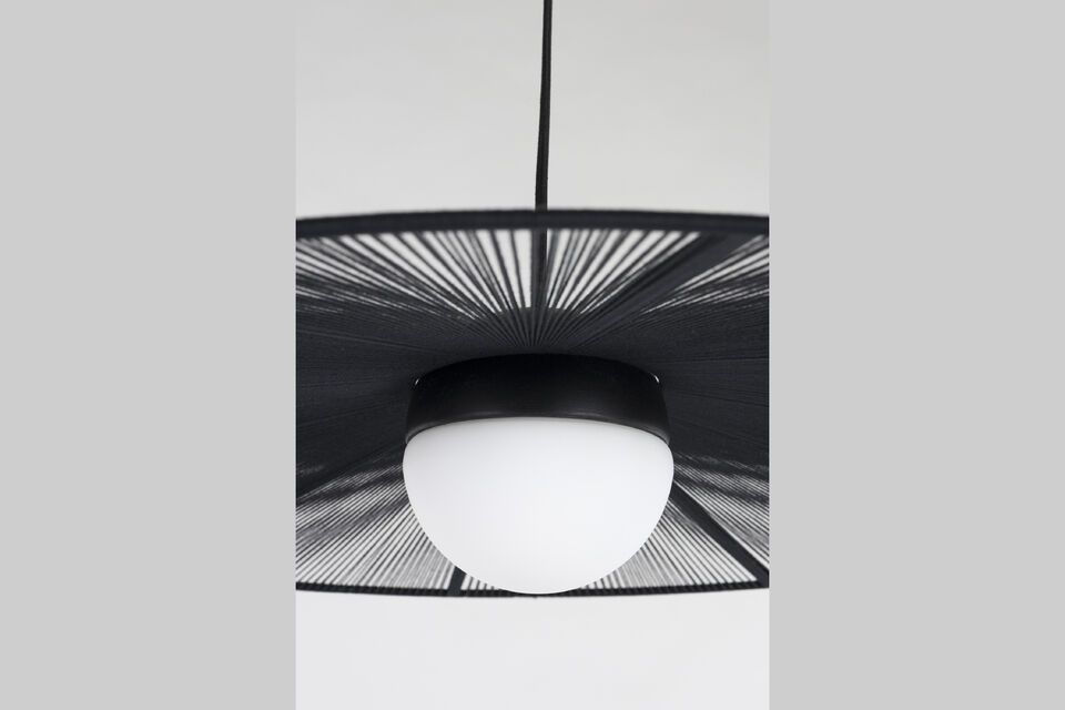 Lampadaire en fer noir Belle - 7