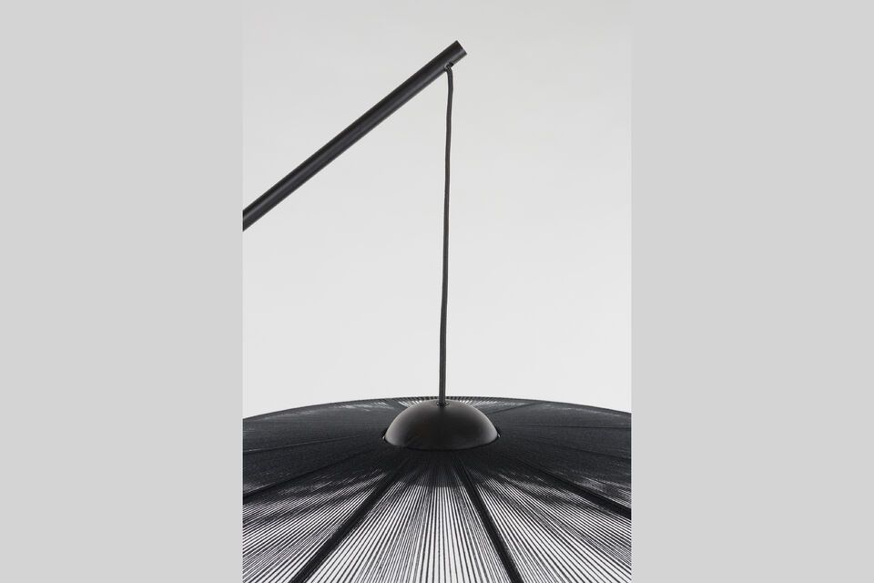 Lampadaire en fer noir Belle - 9