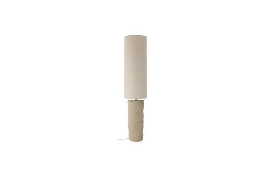 Lampadaire en grès beige Payah