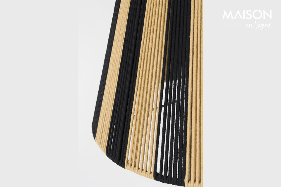 Lampadaire en métal noir Stripe it up - 5