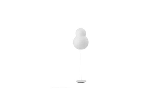 Lampadaire en papier blanc Bubble Puff