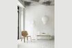 Miniature Lampadaire en papier blanc Bubble Puff 3