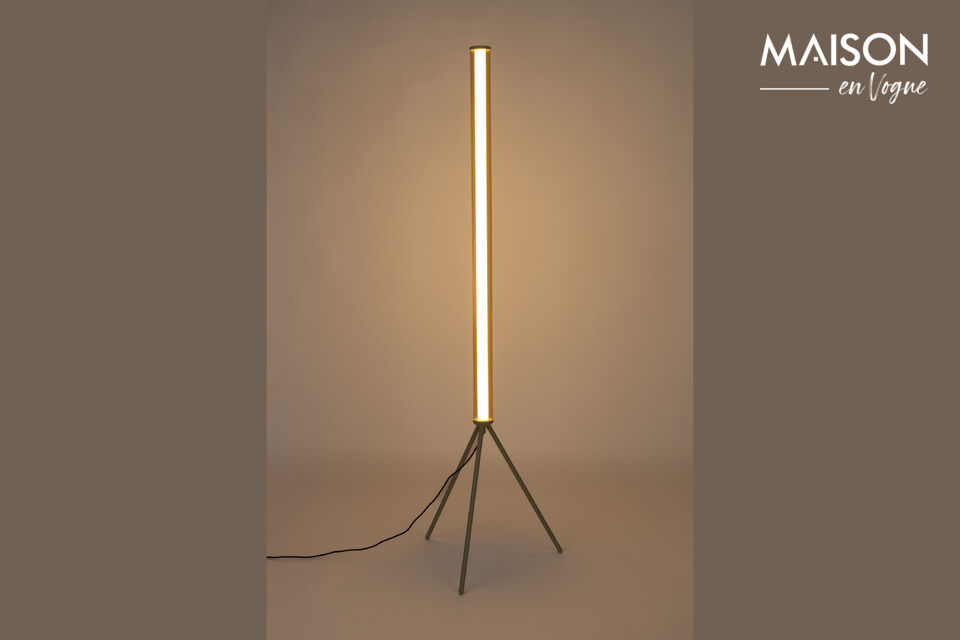 Lampadaire en verre beige Scotty - 10