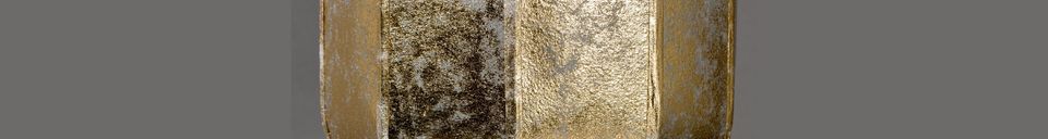 Mise en avant matière Lampadaire Suoni Gold
