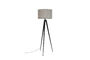 Miniature Lampadaire trépied noir et gris Tripod Détouré