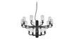 Miniatura Lampadario in metallo e marmo nero Amp 3