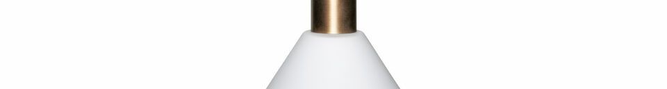 Descriptivo Materiales  Lámpara colgante de cristal marrón contrastado