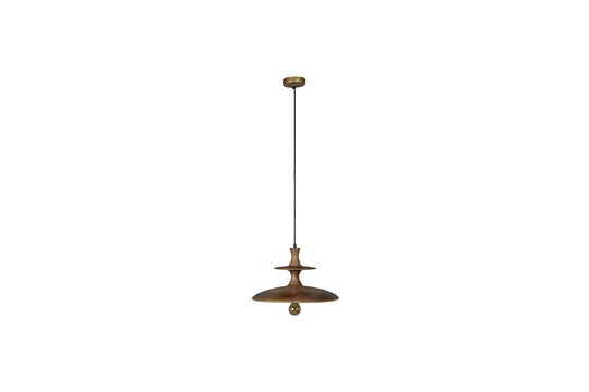 Lámpara colgante de madera de mango beige Cath Clipped