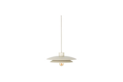 Lámpara colgante de metal beige Wubbo
