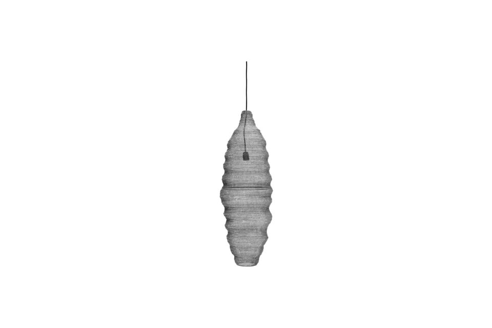 Lámpara colgante Ø 30 cm Hierro Plata cepillada HDMesh House Doctor
