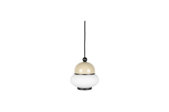Lámpara colgante S de hierro beige Bumble Clipped