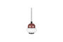 Miniatura Lámpara colgante S de hierro rojo Bumble Clipped