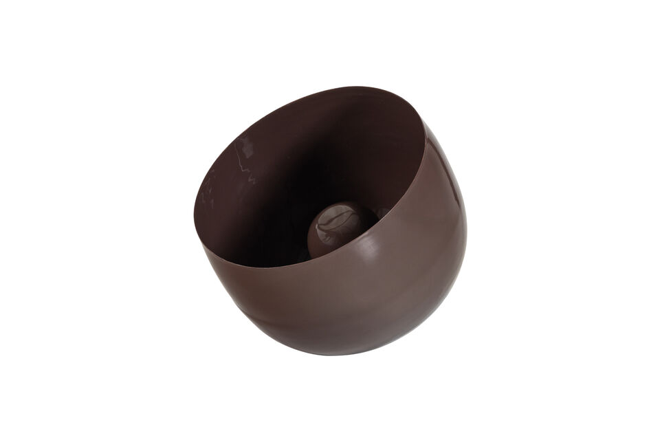 Lámpara de mesa 34x35 cm Metal Marrón Brillo Mero Woood