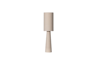 Lámpara de mesa 90x22 cm metal y bouclé natural LOFT