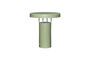 Miniatura Lámpara de mesa BringMe de metal verde Clipped
