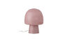 Miniatura Lámpara de mesa D20xH26,5 cm de vidrio rosa Paddy Clipped