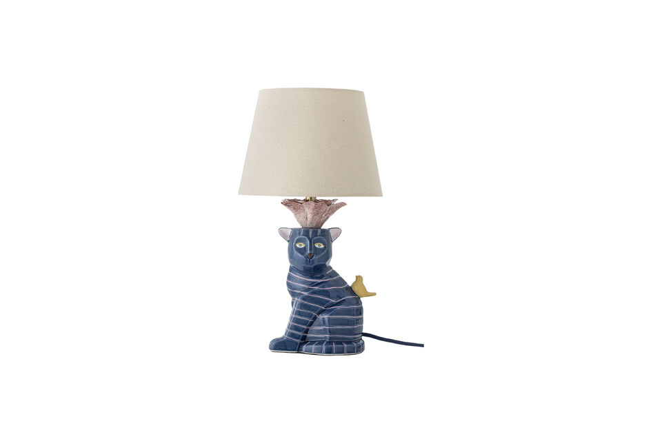 Lámpara de mesa D22xH40 cm de gres multicolor Eri Bloomingville