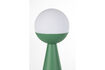 Miniatura Lámpara de mesa de acero verde Bello 4