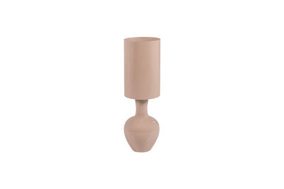Lámpara de mesa XL metal rosa claro Loa