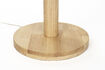 Miniatura Lámpara de pie de madera y yute natural Scallop 6