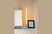 Miniatura Lámpara de pie de vidrio beige Scotty 5